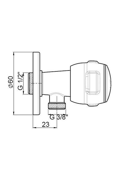 GPD Rios Tms30 Model Bidet Tap