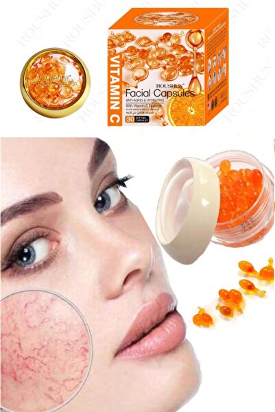 Uniquem Skualen Yaşlanma Karşıtı C Vitamini Yüz Serumu Yüz Kapsülü XLS8268