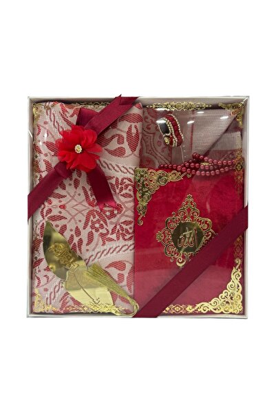 İPEK NEŞRİYAT İPEK HEDİYELİK Set de lux pentru Coranul - Covor de rugăciune +...