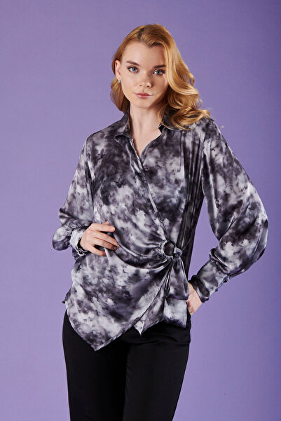 SOLİLDE Гомлек з батиковим візерунком