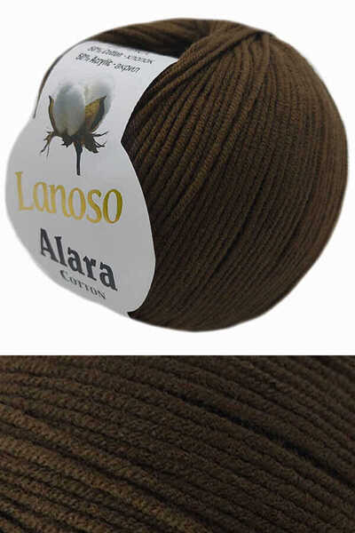 Lanoso alara punch & amigurumi πλεξούδα σχοινί 992 Red Brown