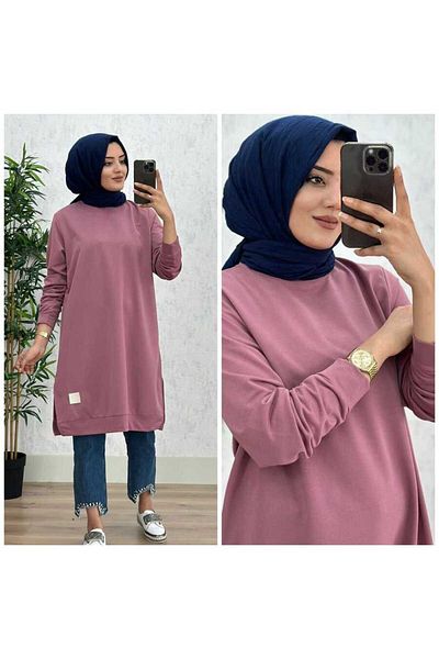 azzebutik 8420 MEVA TUNIC K25 ROSE
