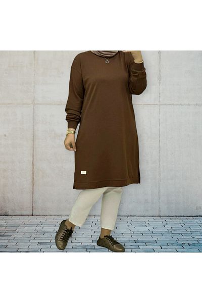 GGMM Luxury Tunic - Oversize Embroidered, Compact Fabric