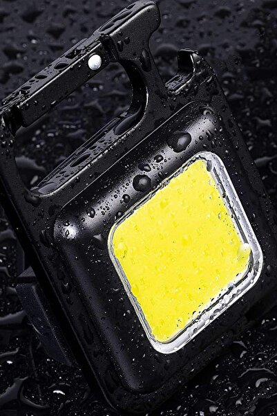 TechnoStation Güçlü Şarjlı LED Işıklı Kamp Lambası El feneri Mıknatıslı, Trip...