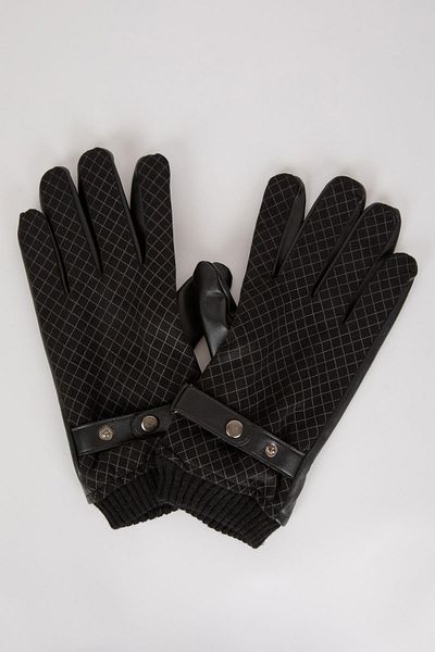 DeFacto Herrenhandschuhe aus Kunstleder