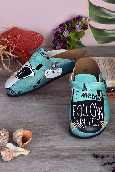 DOGİYE 8013 Follow My Feet Written Sabo Slippers