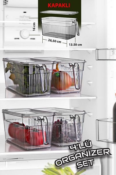 Open Home Concept 4-Piece Closet Organizer with Lid and Strainer