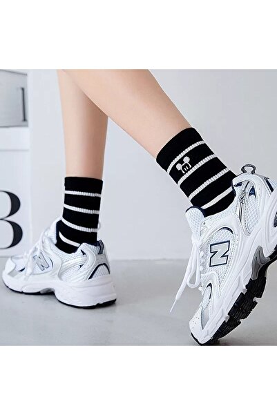 WORTHY SOCKS 6-пакет унисекс спортни чорапи с мотиви от колежански спортове