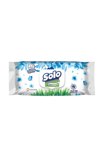 Solo Wet Towel Ocean Freshness 90 pcs