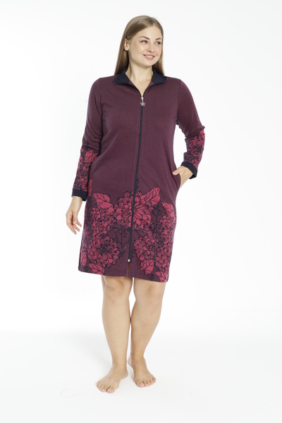 İntensive Rochie din jacquard cu mâneci lungi, cu fermoar și buzunare