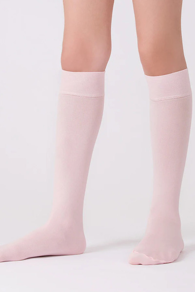 GOOSE Diz Altı Pembe Kız Çocuk Çorap