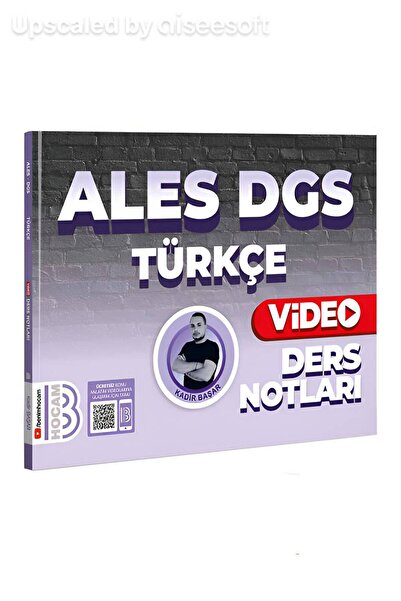 Benim Hocam Yayınları Benim Hocam Yayınları 2024 ALES DGS Türkçe Video Ders N...