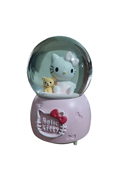 ARD IŞIKLI MÜZİKLİ PÜSKÜRTMELİ SEVİMLİ KEDİCİK VE MİNİ AYICIK KAR KÜRESİ