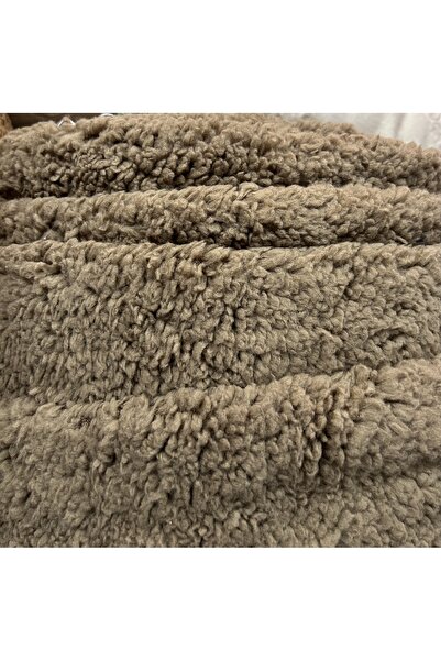 POLAR Teddy Kumaş Kuzu Welsoft Kumaş (AÇIK KAHVERENGİ) - En 180 Cm.