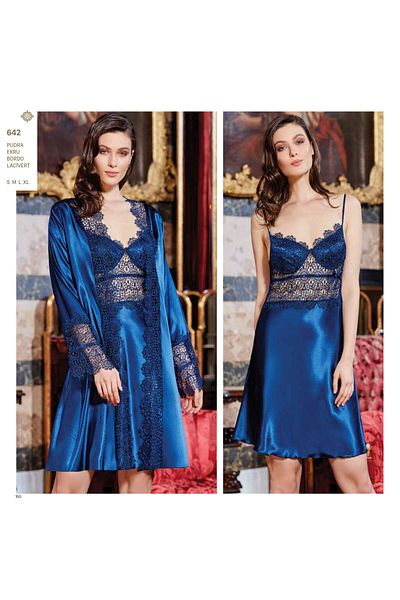 Jeremi Jeremi 642 Satin LaceSetof 6 - Powder M