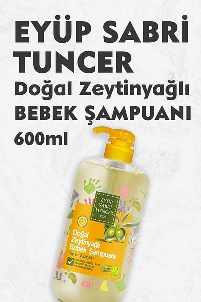 Eyüp Sabri Tuncer Natural Olive Oil Baby Shampoo 600 ml