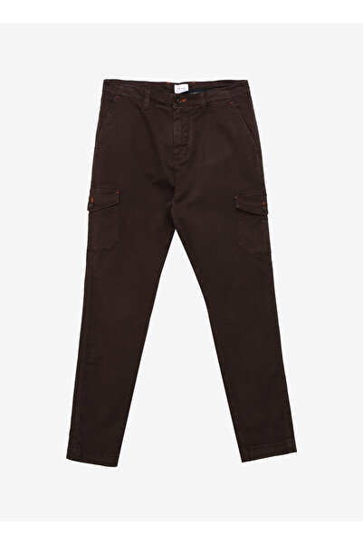SSEINSE Normal Bel Normal Paça Slim Fit Kahve Erkek Pantolon PSI1154SS
