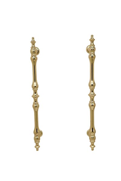 KOLDOOR Şehzade Altın Mobilya Dolap Mutfak Çekmece Kulpu 128 Mm ( 12.8 Cm ) 5 Adet