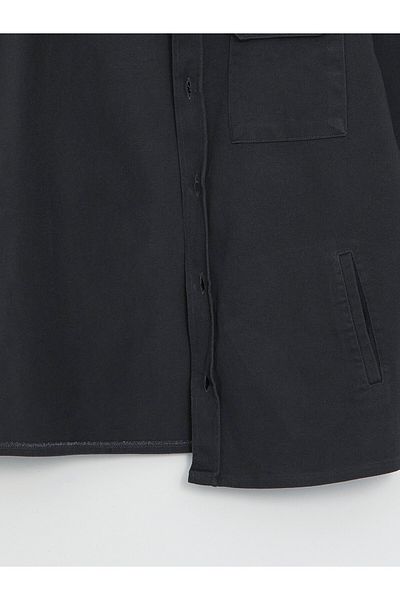 LC Waikiki Pánská košile Gabardine – pohodlný střih, dlouhý rukáv