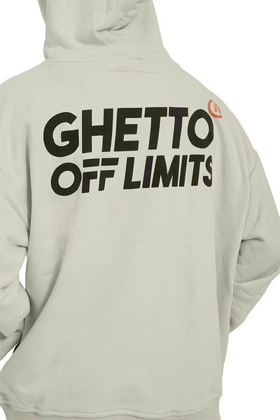 Ghetto off limits Hanorac imprimat cu logo-ul din spate