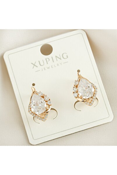 Clariss Xuping Damla Zirkon Taşlı Lüks Küpe