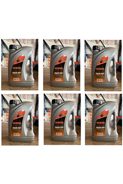 KMTMAK 6 Adet 3 Litre Motorlu Testere Zincir Yağı - Bıçkı Yağı
