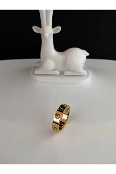 dergavud Cartier Aşk Model Zirkon Taşlı Yüzük