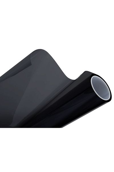 DARK PLUS 0% Dark Tone Black Window Film (90 cm X 2 Meters)