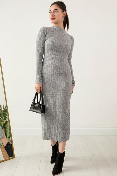 PULLIMM Rochie de tricotaje pe jumătate de pescar KCH1847