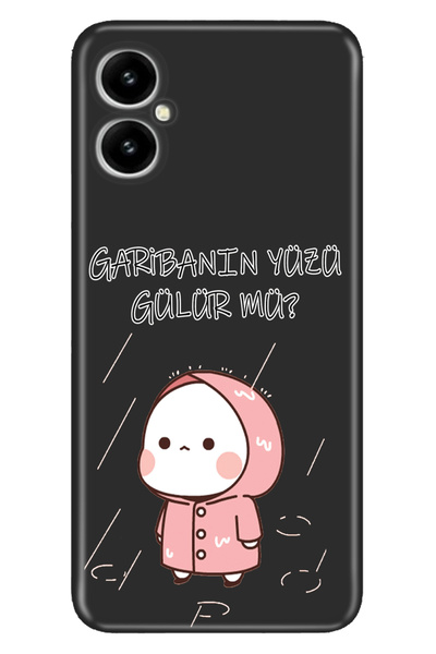 omix X3 Uyumlu Kılıf Silikon Desenli Resimli Kapak Garibanın Yüzü