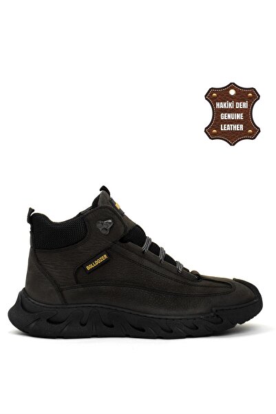 Bulldozer 240004 Чоловічі черевики з натуральної шкіри антрацит