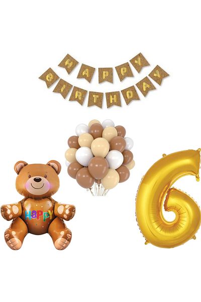 MERİ PARTİ ΣΕΤ ΓΕΝΕΘΛΙΩΝ ABE CONCEPT BEAR BALLOON ΕΥΧΟΣ ΚΑΛΗΜΕΝΟ ΒΡΟΧΟ ΦΥΛΑΚΤΟ ΗΛΙΚΙΑΣ ΕΠΙΛΟΓΗ ΛΑΤΕΞ ΜΠΑΛΟΝΙ ΦΥΛΑΚΤΟ