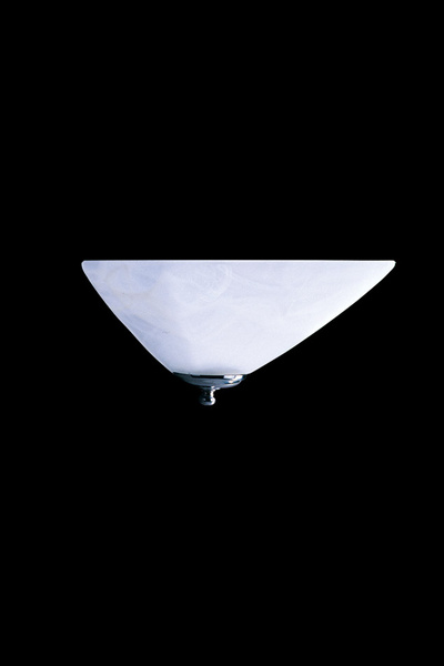 Avize çarşısı Meltem Opal Glass and Metal Chrome Single Sconce BS.1600-51-39