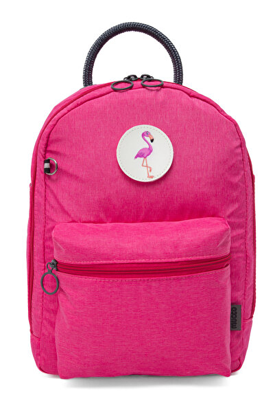 MUCCO حقيبة ظهر للعناية بالأم والطفل من بوبي باللون الوردي مقاومة للماء من قماش بونديت بحجم كبير