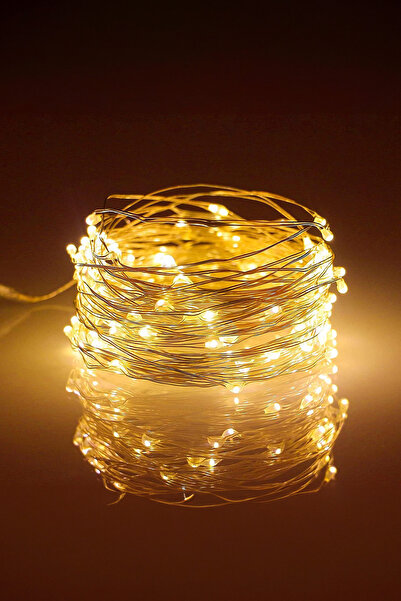 CARNIVAL LAND Led 3 Metre Sarı Renk Peri Led Işık Bahçe Balkon Ağaç Lambası A...