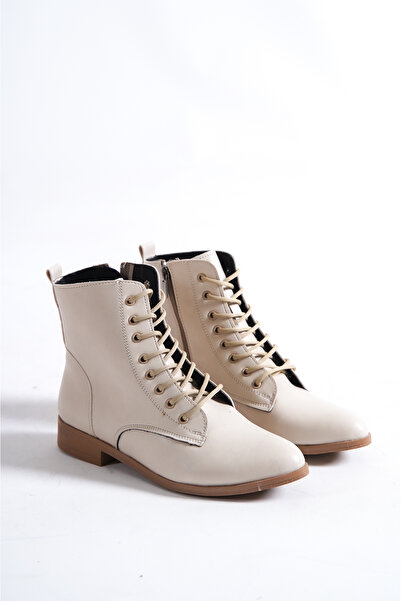 BAKGİY Bej Cilt Kadın Bot Bg1011-116-0001