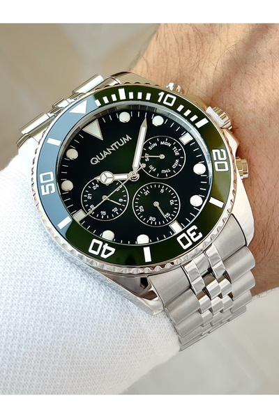 Quantum Function Steel Band Steel Case Men's Wrist Watch 1048.350