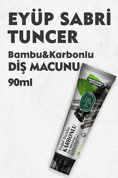 Eyüp Sabri Tuncer Toothpaste Bamboo Carbon 90 ml