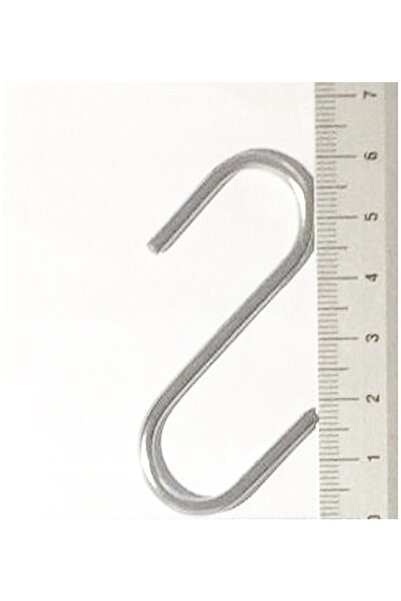 Etsylight 6 cm, S kanca, Askı Kanca, Metal Kanca, Makrome Kanca, Fabrika Toptan Satış, 10  adet