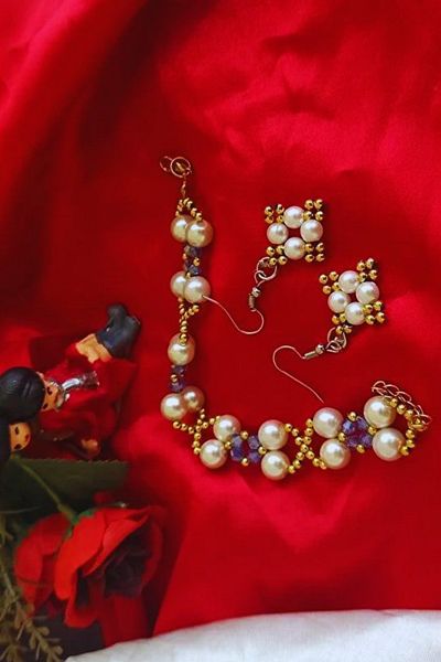 Energy Ornament Women's Pearl Bracelet Kupe