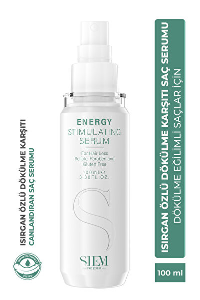 SİEM 100 مل سيروم معزز للعناية بالشعر - تحفيز الطاقة، مضاد للتساقط