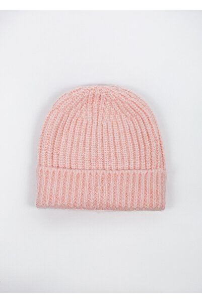 MinaCarin Unisex Πλεκτό Beanie Ροζ