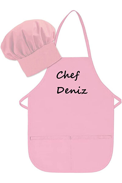 LIWOGY İsme Özel Çocuk Şef Önlük / Okul Etkinlik Önlük / Aşçı / Çocuk Mutfak ...