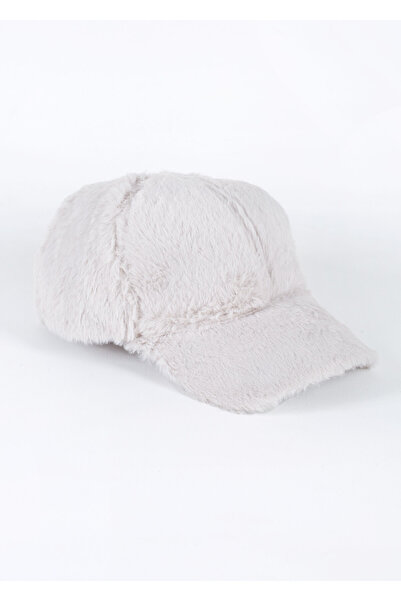 MinaCarin Λευκό ρυθμιζόμενο καπέλο με απαλή υφή