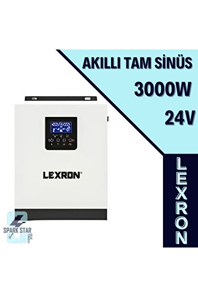 Lexron 24V / 3000W (3KW) PWM AKILLI İNVERTER / İNVERTÖR