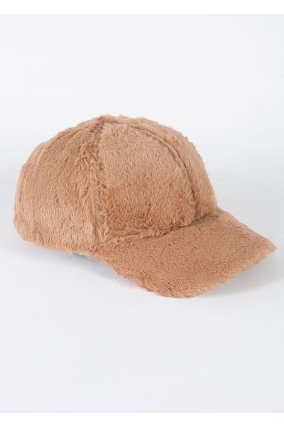 MinaCarin White Soft Textured Adjustable Hat