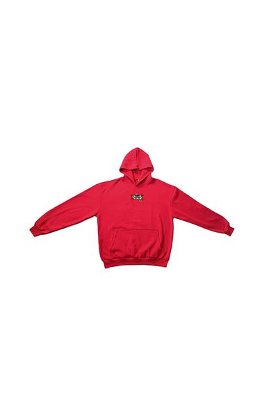 FAUNION Berserk Embroidered Hooded Oversize 3 Thread Raster Unisex Sweatshirt Hoodie