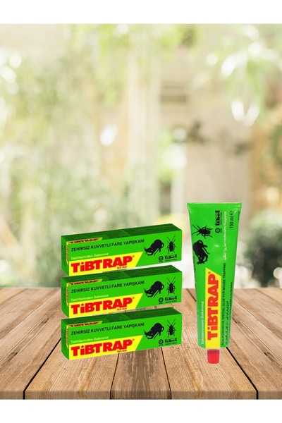 TİPTRAP TibTrap Zehirsiz Kuvvetli Fare Yapışkanı 3'lü Avantaj Paketi