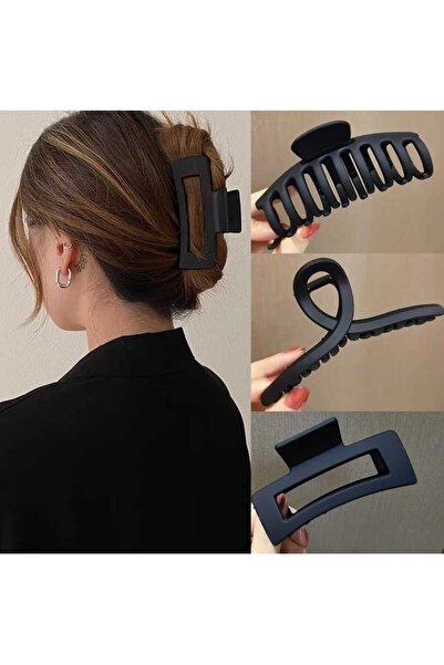 MutluBiDünya Vintage 3 Adet Siyah Mandal Toka Seti