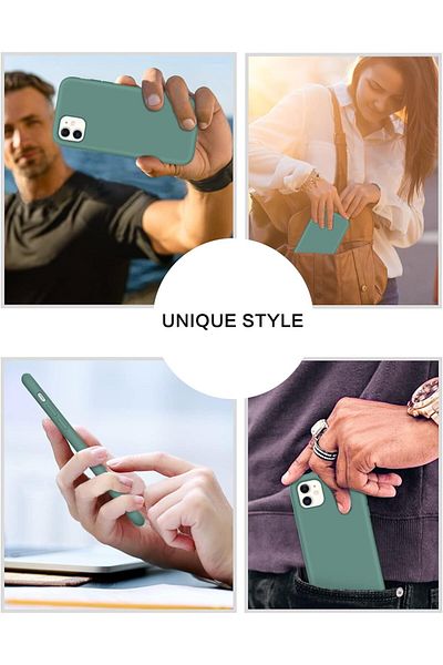 GAGA ELEKTRONİK Heart Logo Velvet Shockproof Case for iPhone 11